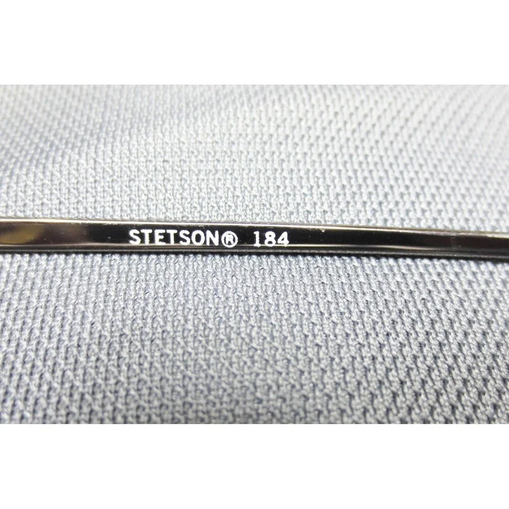 Stetson 184 Zyloware 058 Gunmetal Aviator Eyeglasses Frames 57-17-150 Mens 35587